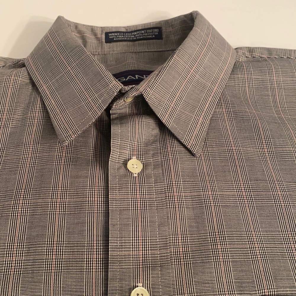 Gant Dress Shirt. 16 34.35. Long Sleeves. No Iron